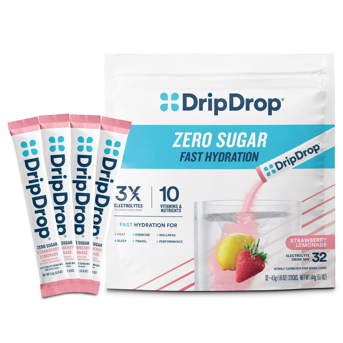 dripdrop-zero-sugar-strawberry-lemonade-electrolyte-powder-8-oz-sticks-32-count-b8 Zero_Strawberry_Lemonade_-_32ct_-_Transparent.png